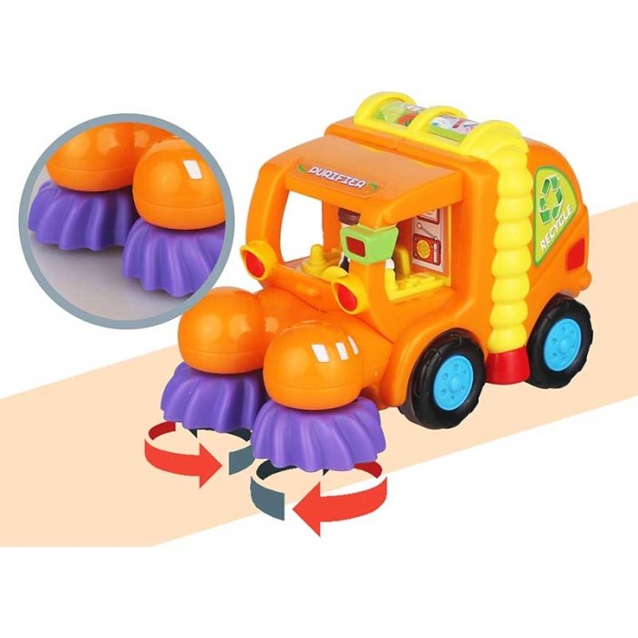 ماشین اسباب بازی هولی تویز مدل سوییپر HUILE TOYS مدل P/386ABC/A