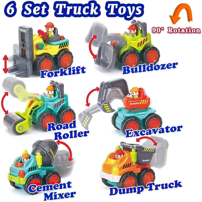 ماشین اسباب بازی غلتک  HUILE TOYS مدل  P/A3116C/GH