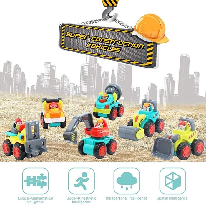 ماشین اسباب بازی غلتک  HUILE TOYS مدل  P/A3116C/GH