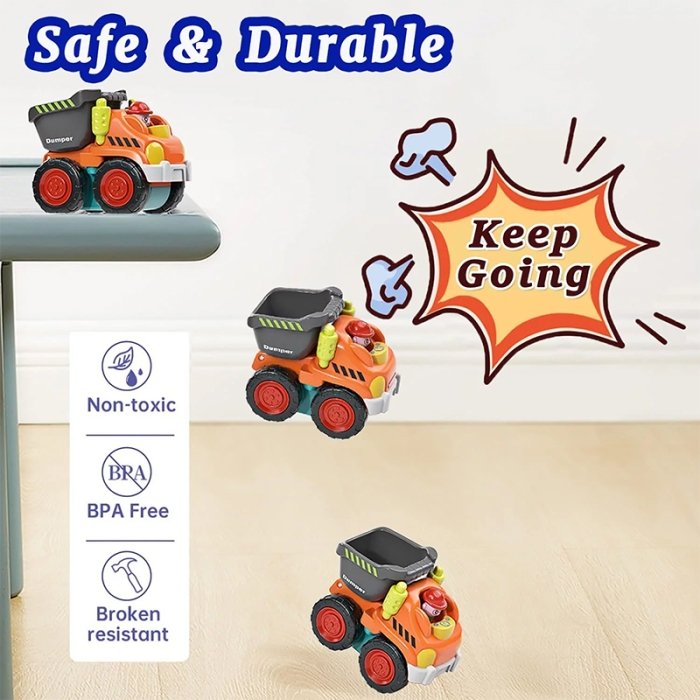 ماشین اسباب بازی لودر هولی تویز Huile Toys مدل P/A3116C/LU