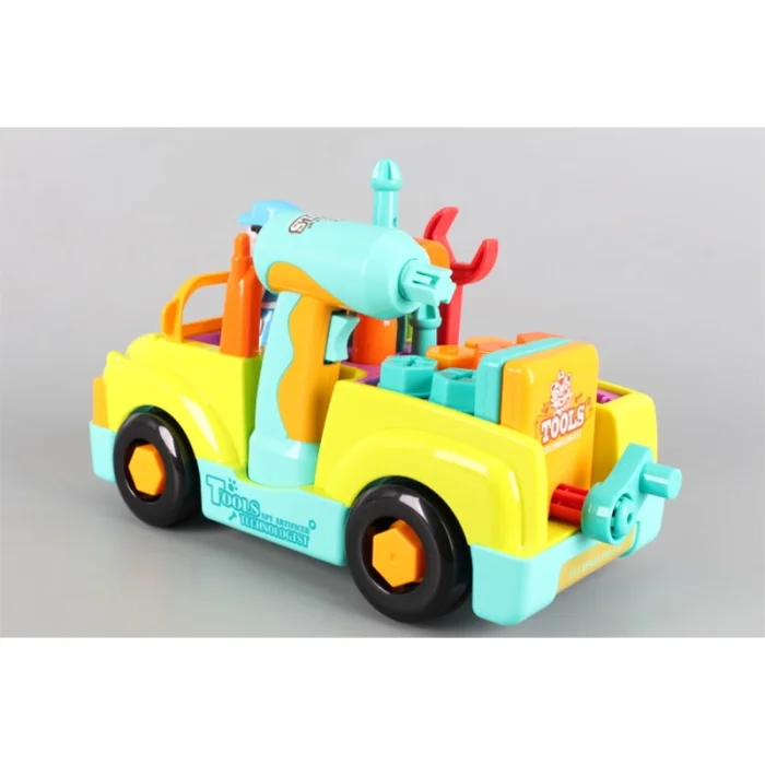 اسباب بازی کامیون ابزار هولی تویز Huile Toys رنگ سبز کد  6109