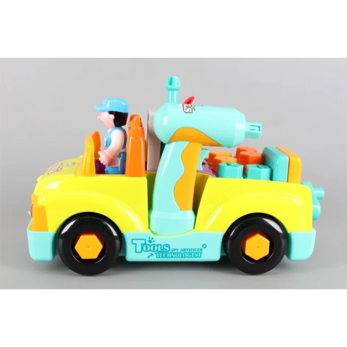 اسباب بازی کامیون ابزار هولی تویز Huile Toys رنگ سبز کد  6109