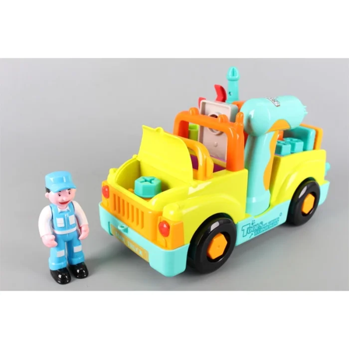 اسباب بازی کامیون ابزار هولی تویز Huile Toys رنگ سبز کد  6109