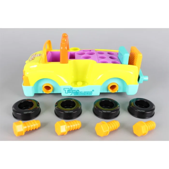 اسباب بازی کامیون ابزار هولی تویز Huile Toys رنگ سبز کد  6109