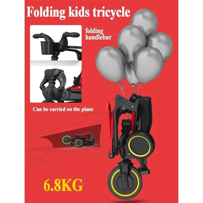 سه چرخه کودک پلی کیدز مدل دونا رنگ مشکی Play Kids DOONA کد 5699095
