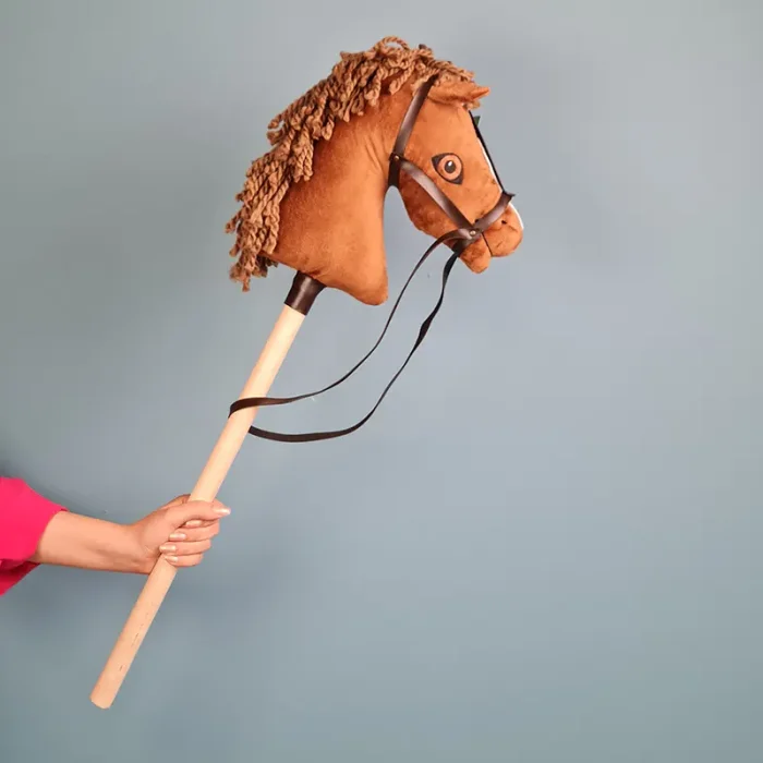 واکر کودک چوبی طرح اسب رنگ قهوه ای کد P/FH005/A