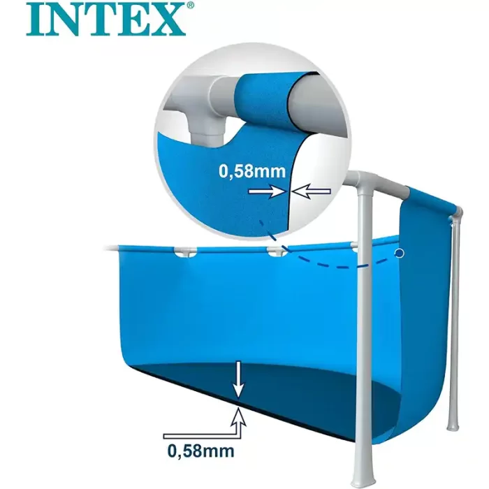 استخر آب فریمی پیش ساخته 4 متری اینتکس intex کد 26790