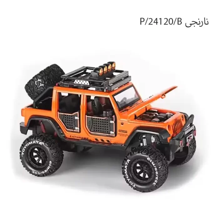 ماکت ماشین عقب کش مدل جیپ Jeep کد 24120