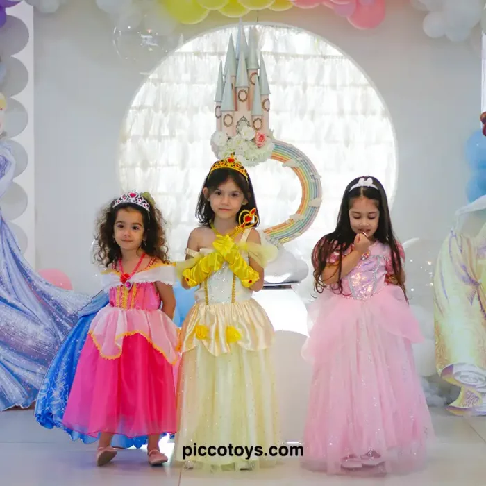 لباس پرنسسی آریل پری دریایی به همراه اکسسوری کد 11313NEW