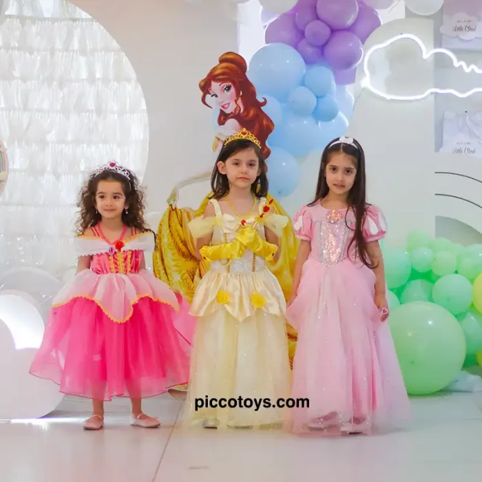 لباس پرنسسی آریل پری دریایی به همراه اکسسوری کد 11313NEW