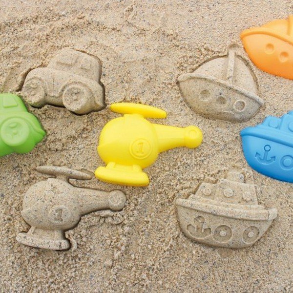 قالب شن بازی مسافرتی کودک Travel Sand Mold Set hape 4045