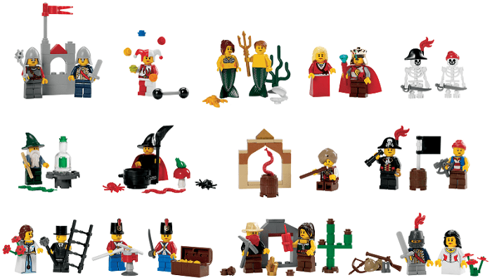 لگو آموزشی Fairytale and Historic Minifigure Set lego education 9349 led