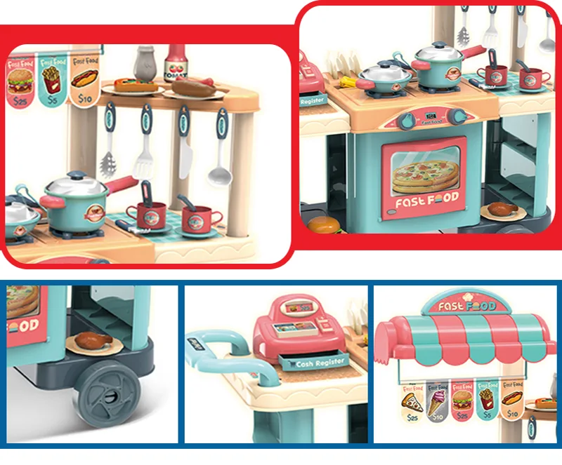 Toy store fast food set