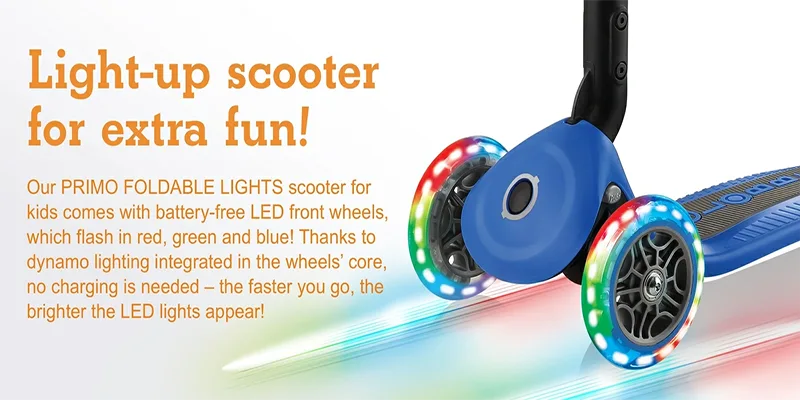 Children's scooter with light GLOBBER PRIMO model