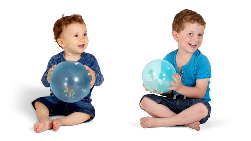 توپ‌های بزرگ و کوچک برای کودکان اوتیسم 