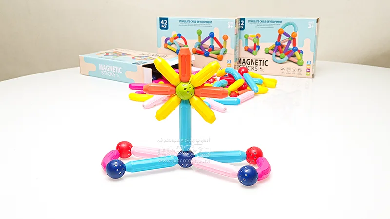 Magnetic Building Sticks Blocks Toy