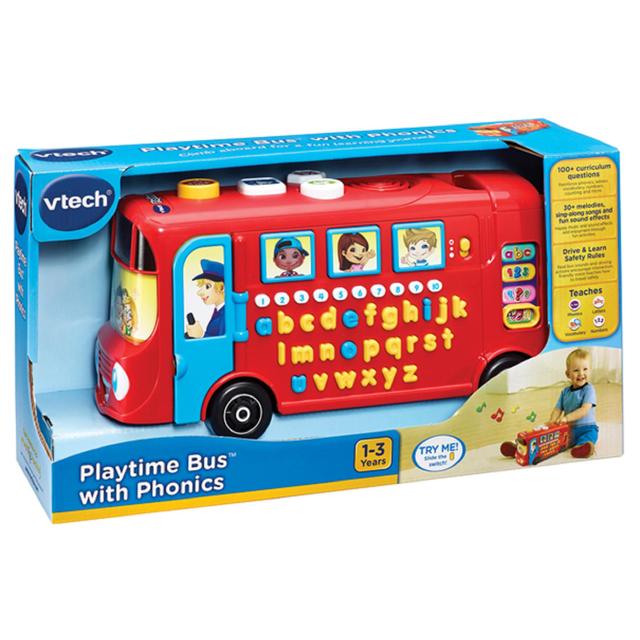 اتوبوس موزیکال هوش و سرگرمی  وی تک Playtime Bus with phonics vtech 150003
