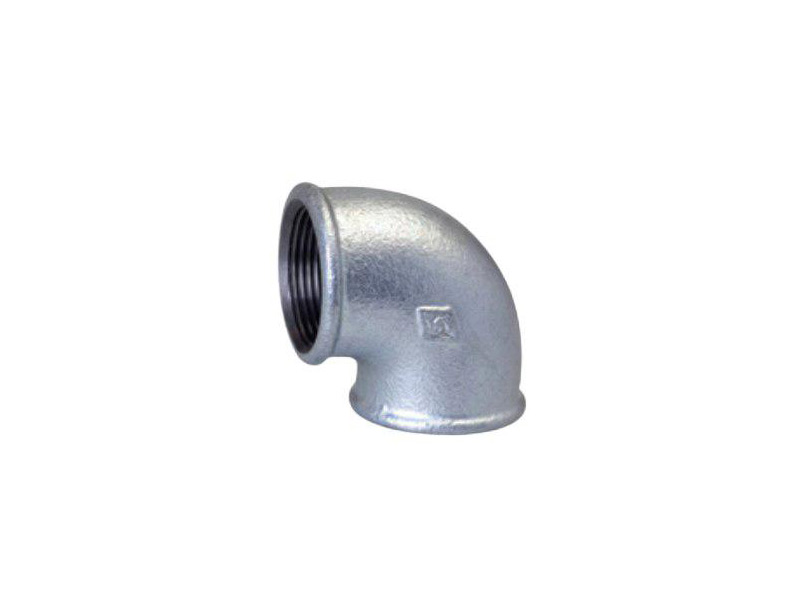 زانو 90 درجه دنده ای گالوانیزه مک MECH