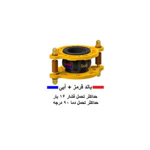 لرزه گیر لاستیکی مارک آبی قرمز (دو مارکه) آما