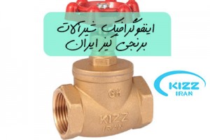 اینفوگرافیک شیرآلات برنجی کیز ایران