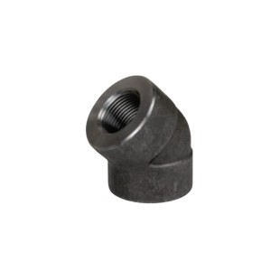 زانو 45 درجه دنده ای ELBOW 45D NPT فشار قوی کلاس 6000 اروپایی