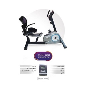دوچرخه ثابت پشتی دار EMH Fitness مدل 6001R