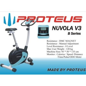 مشخصات دوچرخه ثابت پروتئوس مدل Nuvola V3 سری B&W