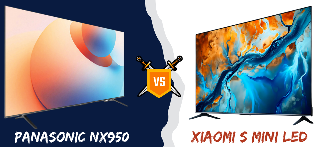 مقایسه تلویزیون  شیائومی 2025 S Mini LED با پاناسونیک  NX950