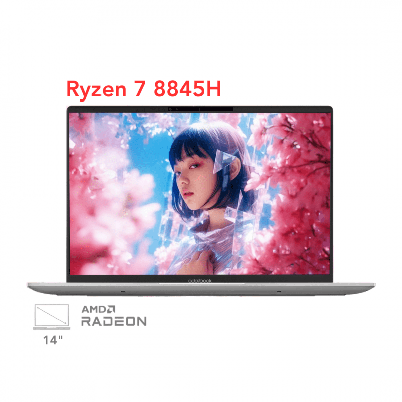 لپ تاپ ایسوس ایدل بوک مدل ASUS Adolbook 14 Air M5406ADOL Ryzen 7 8845H 32G 1T 2.8K 120Hz OLED Rose Gold 2025