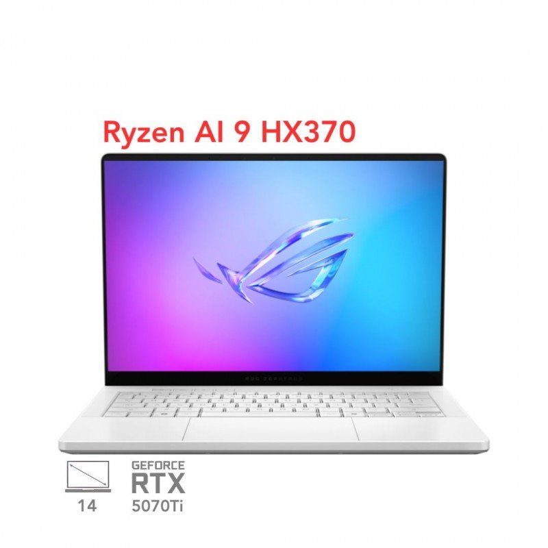 لپ تاپ گیمینگ ایسوس راگ زفیروس ASUS ROG Zephyrus G14  GA403WR Ryzen AI 9 HX 370 RTX 5070Ti 110W 32GB 1TB 3K 120Hz OLED 2025
