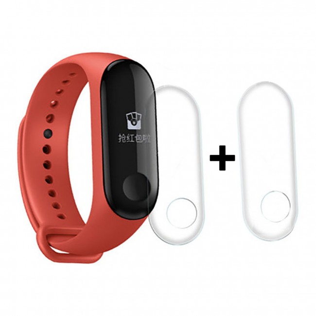 محافظ صفحه نمایشگر مچ بند هوشمند شیائومی مدل MI Band 3 بسته دو عددی