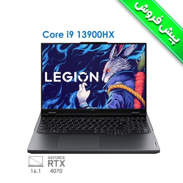 لپ تاپ گیمینگ لنوو لیجن 5 پرو مدل Lenovo Legion 5 Pro Y9000P Core i9 13900HX RTX4070 140W 1T 2.5K 240Hz 2023
