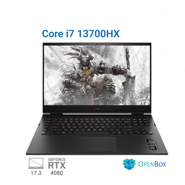 لپ تاپ گیمینگ اچ پی آمن  HP Omen 17 ck2000TX i7 13700HX RTX4080 175W 16G 1T 2.5K 240Hz 2023