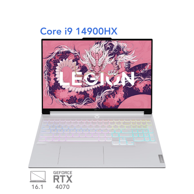 لپ تاپ گیمینگ لنوو لیجن 7 اسلیم مدل Lenovo Legion 7 Slim Y9000X 14900HX RTX 4070 130W 32G 1T 3.2K 165Hz 2024