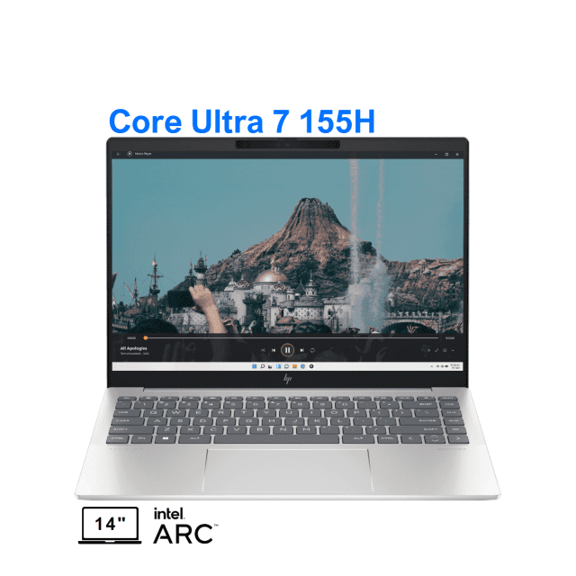 لپ تاپ اچ پی پاویلیون مدل HP Pavilion 14 Pro ew1054TU Ultra7 155H 32G 1T OLED 2.8K 120Hz 2024