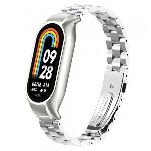بند فلزی Bead 3 مناسب برای مچ بند هوشمند شیائومی مدل Mi Band 8
