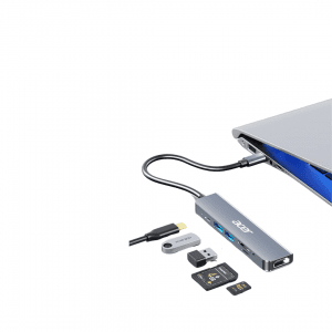 هاب USB-C اورجینال ایسر 6 در 1 مدل Acer HY41-T6 6 in 1 USB-C Hub