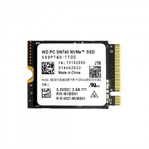 هارد SSD 2230 PCIe 4 وسترن دیجیتال 2T مدل Western Digital PC SN740 SSD M.2 2230 PCIe 4 2T
