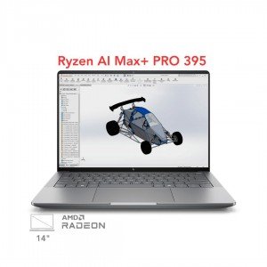 لپ تاپ ورک استیشن اچ پی زدبوک مدل HP ZBook power 14 BH7S2PC Ryzen AI Max+ PRO 395 128G 2T 2.8K 120Hz OLED touch screen 2025