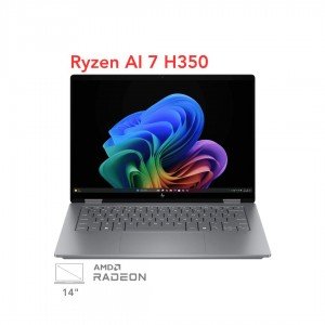 لپ تاپ اچ پی اومنی بوک اولترا مدل HP OmniBook X Flip 14-fk0001AU  Ryzen AI 7 H350 32G 1T OLED 2.8K 120Hz 2025