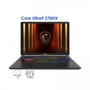 لپ تاپ گیمینگ ام اس آی وکتور مدل  msi Vector 16 HX AI A2XWIG-021CN Ultra9 275HX RTX5080 175W 16GB 1TB 2.5K 240Hz 2025