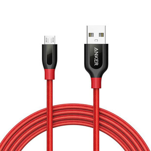 کابل تبدیل USB به Micro-USB انکر مدل A8143 PowerLine Plus طول 1.8 متر