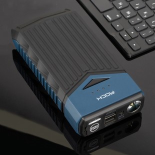 پاور بانک و جامپ استارتر خودرو راک Rock Power Bank And Car Jump Starter 10000mAh