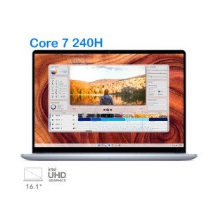 لپ‌تاپ دل اینسپایرون مدل Dell Inspiron 16 Plus 7640F Core 7 240H 2.5K 120Hz 2025