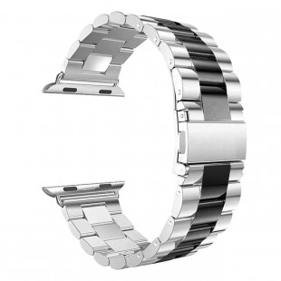 بند فلزی اپل واچ مدل Stainless Steel Double Color