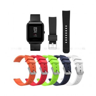 بند سیلیکونی مناسب برای ساعت هوشمند شیائومی مدل AmazFit Bip