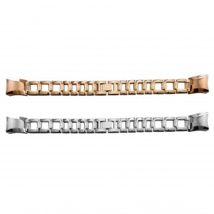 بند فلزی مدل  Diamond مناسب مچ بند هوشمند هانر مدل Honor Band 4/5