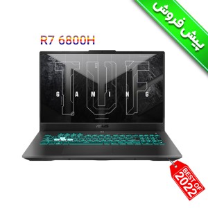 لپ تاپ گیمینگ ایسوس تاف ASUS TUF A17 FA707RW  R7 6800H RTX3070Ti 140W 2022