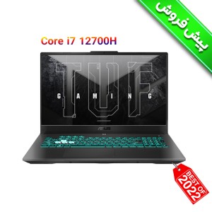 لپ تاپ گیمینگ ایسوس تاف ASUS TUF F15 FX507ZM i7 12700H RTX3060 140W 2022