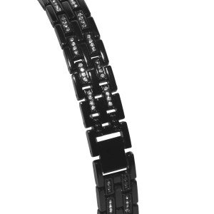 بند فلزی نگین دار مدل Diamond-2 مناسب برای مچ بند هوشمند شیائومی Mi Band 7